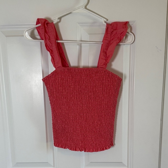 Old Navy Women's Pink Smocked Top XS - Picture 2 of 8